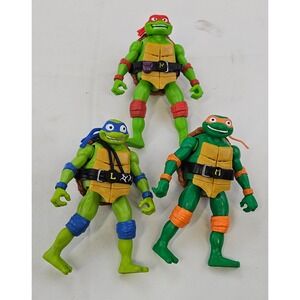 Playmates TMNT Mutant Mayhem Figure Lot Leonardo Raphael Michelangelo 2023 83350